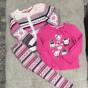Gymboree Pink and White Set